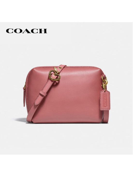 Coach Handbags - Coach 1941 Pink Soft Camera Bag Crossbody Glovetanned Leather